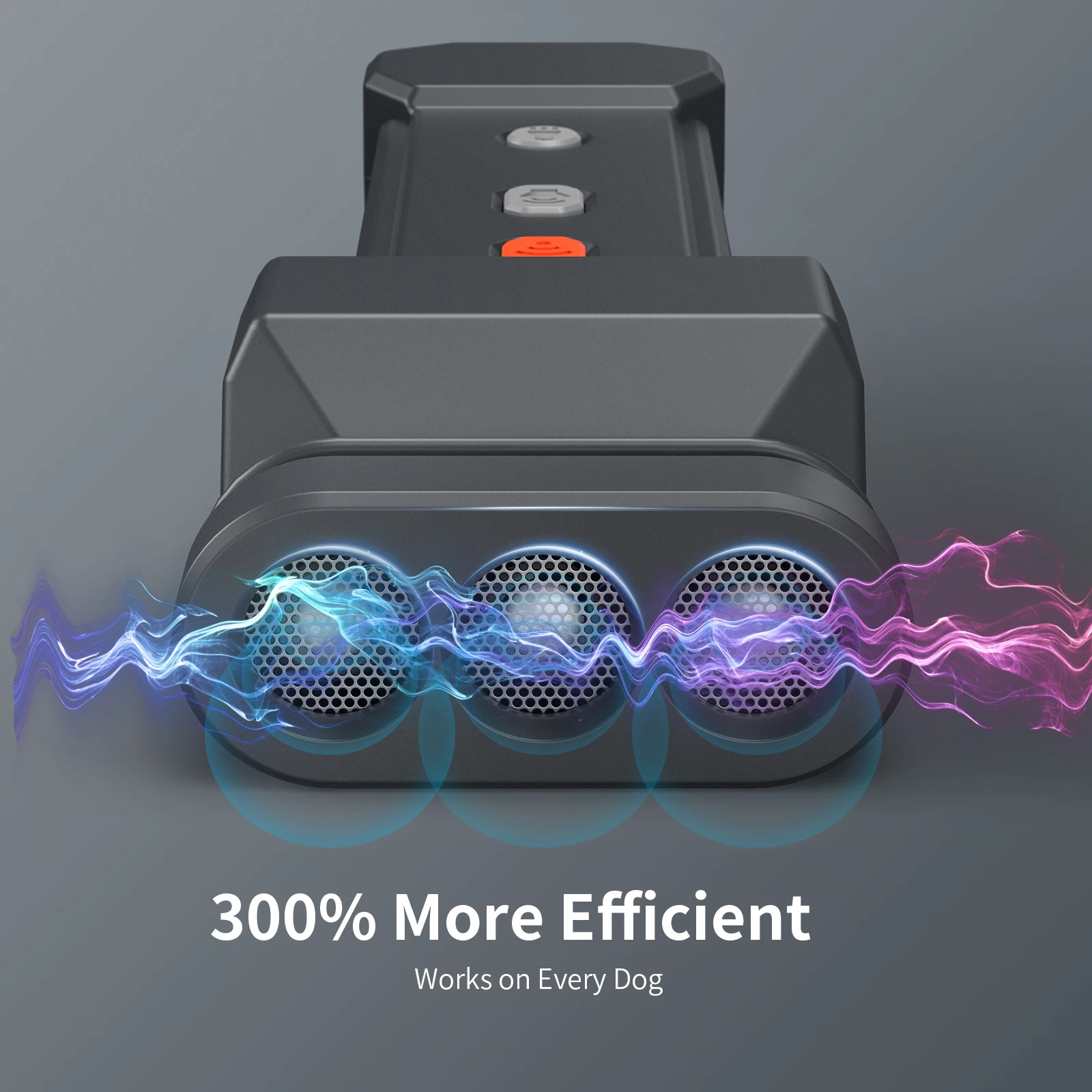 جهاز رادع لحاء الكلاب، 3X بالموجات فوق الصوتية المضادة للنباح، وضعان للتدريب 23 قدمًا، لا مزيد من ألوان السلوك في الداخل والخارج