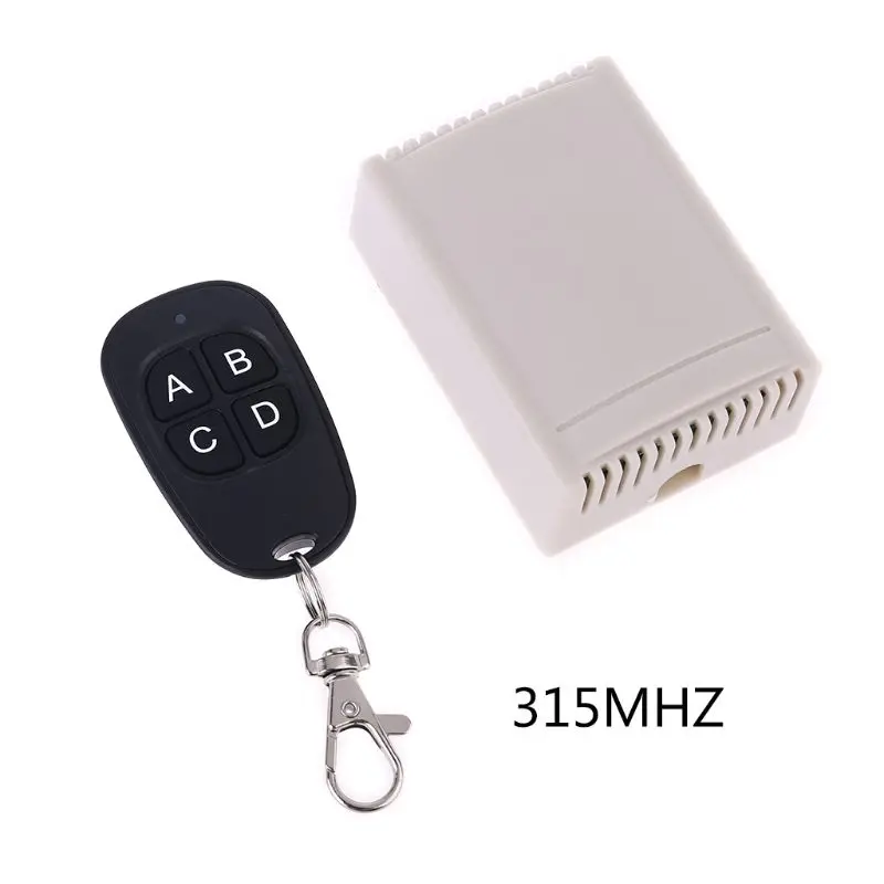 433Mhz 315MHZ RF Long DC12/24V 4CH Channel Wireless Remote Control Receiver Module Transmitter