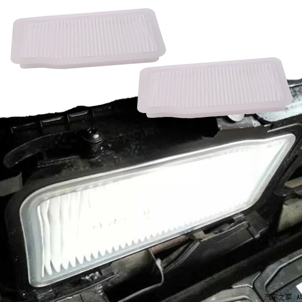 Long Lasting White Cabin Air Filter 20x12x3cm For Mercedes For Benz GLK260 GLK300 GLK350 Dust Removal Easy Install AC Replacemen