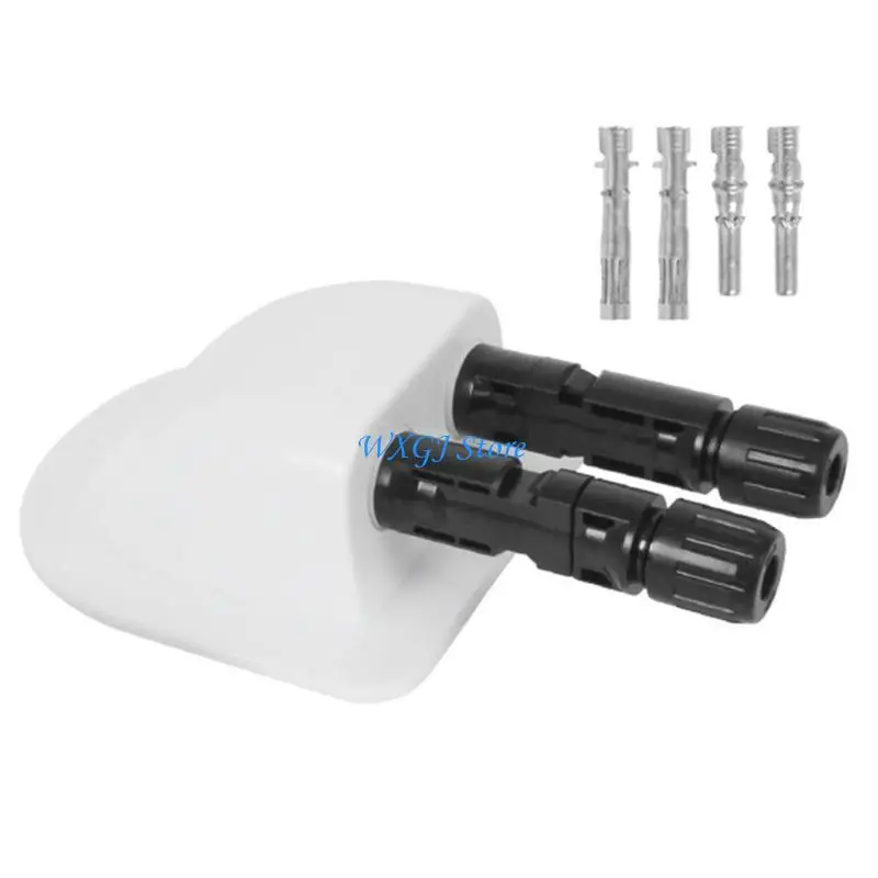 

37JE Easy Install RVs Солнечная панель Водонепроницаемая крышка с одним или двумя отверстиями для ввода провода на крышу, для