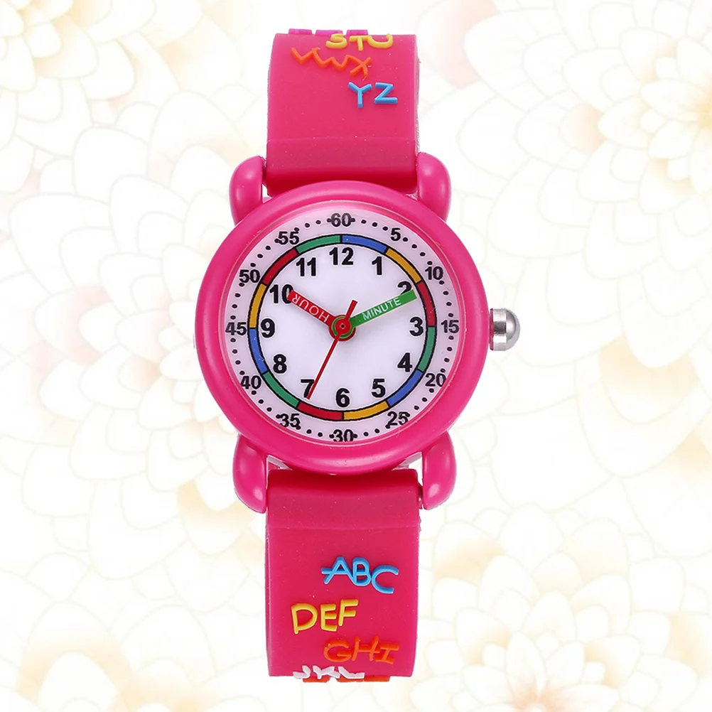 

1Pcs Lovely Kids Cartoon Watch Durable 3D Quartz Waterproof Wristband Children Wristwatch Gift Kids Cartoon Watch
