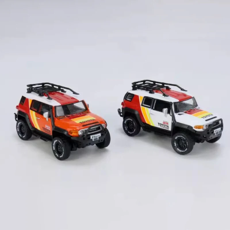 BMC Scala 1:64 FJ Cruiser 2015 TYT Modello di auto di simulazione in lega Collezione statica Decorato Regali di festa Giocattoli Regalo souvenir
