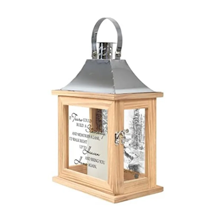 

Carson 12.5 inch "If Tears Could Build A Stairway" Memorial Lantern