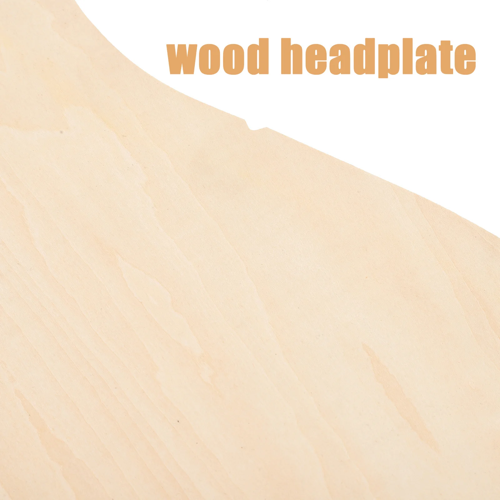 

DIY Guitar Headplate Gourd Shape Wood Production Electric Guitar Guard Board Luthier Tool Solid Headplate for Guitars