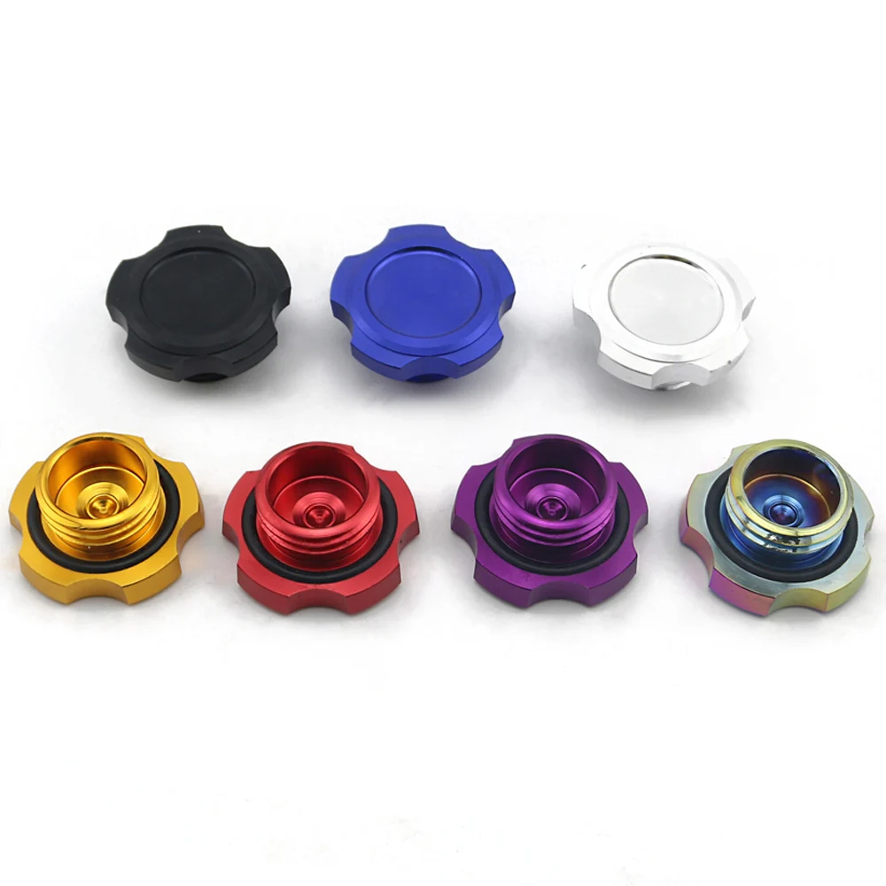 7 Colors Available Aluminum Alloy Engine Oil Filler Cap for Subaru STI WRX GC GD GF GM GG GE Tank Covers Auto Replacement Parts