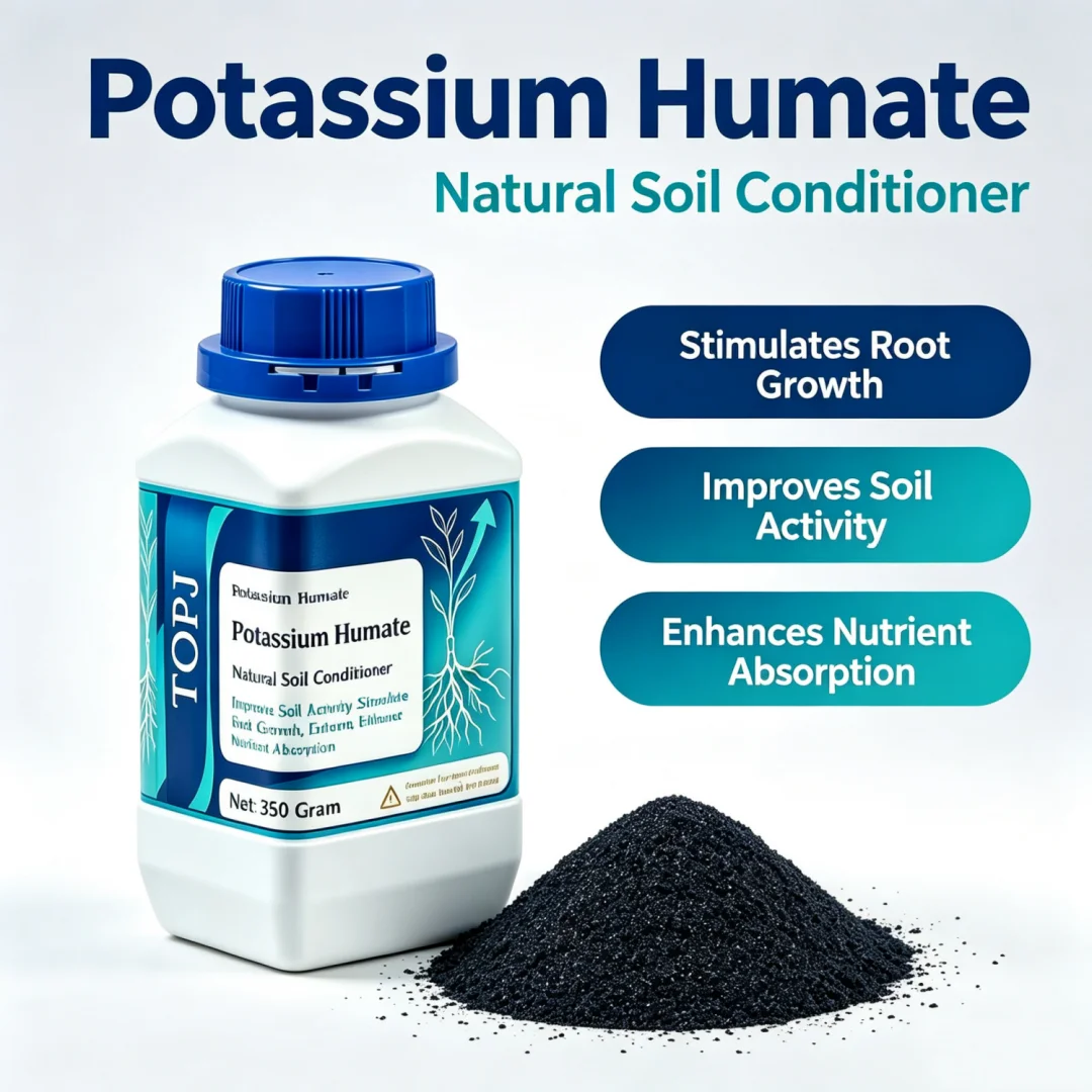 Mineral Potassium Humate Organic Water Soluble Fertilizer Soil Improver For Potted Ornamental Flowers Bonsai Vegetables Pepper