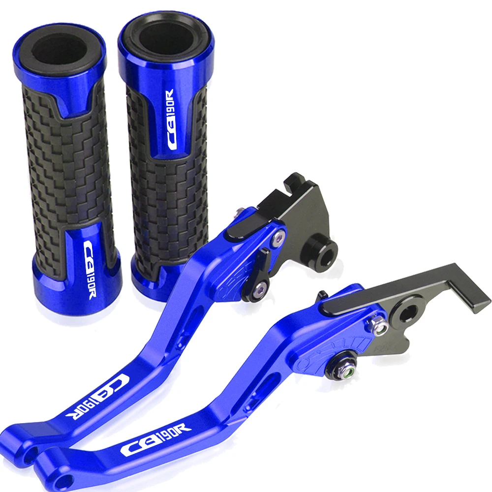 لهوندا CB190R CB 190R CB190 R 2015-2018 2017 دراجة نارية الملحقات قصيرة دواسة فرامل العتلات المقود اليد القبضات مع الشعار #3