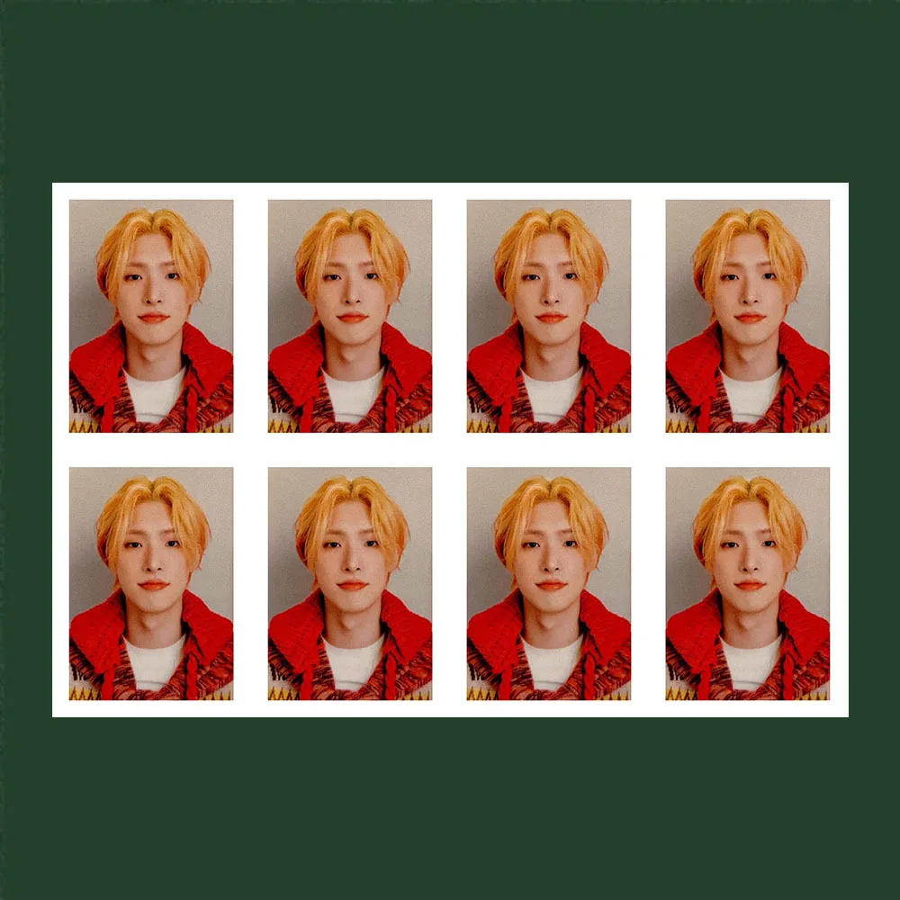 1Pc KPOP ATEEZ 2023 MEMBERSHIP ID Photo Cards Hongjoong Yeosang San Resume Passport One Inch Picture Fans Travel Souvenir Gifts