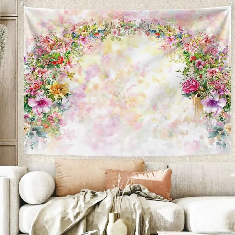 VIKAMA Lolita Girl Blowing Bubbles Tapestry Wall Hanging, 6 Designs, Wall Decor for Bedroom Living Room Dorm