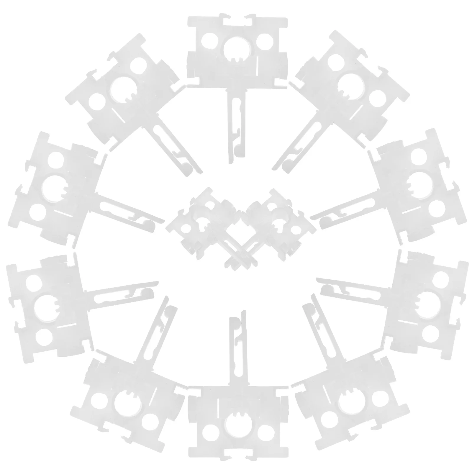 

12Pcs Vertical Blind Repair Carrier Replacement Sturdy Plastic Blind Parts for Vertical Blinds Fixer Tool Universal Size Light