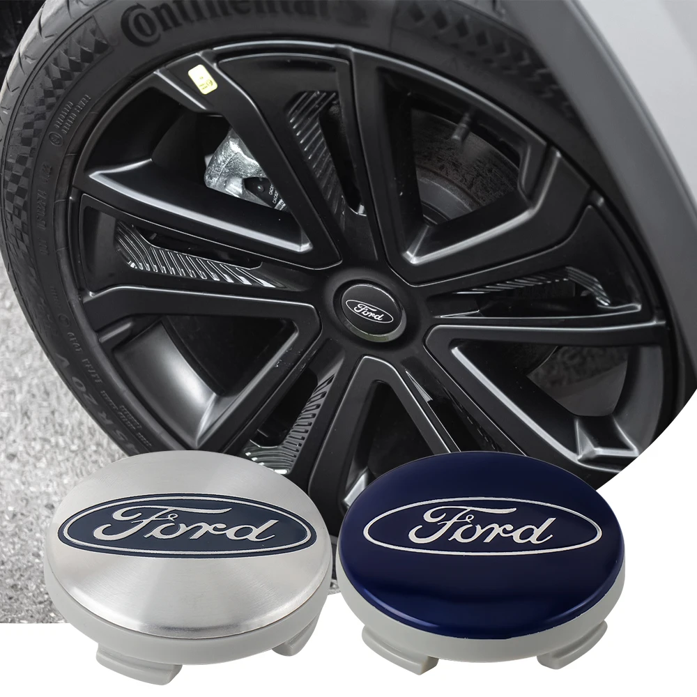 

54MM Car Wheel Center Hub Metal Emblem Cap Cover Accessory For Ford Focus Mk2 MK3 MK7 MK4 Fiesta Ranger Mustang Mondeo Explorer