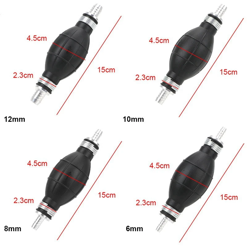 Pompe manuelle à carburant chaud durable, outil d'amorçage, tuyau de carburant, ampoule pour voitures, bateau de soleil