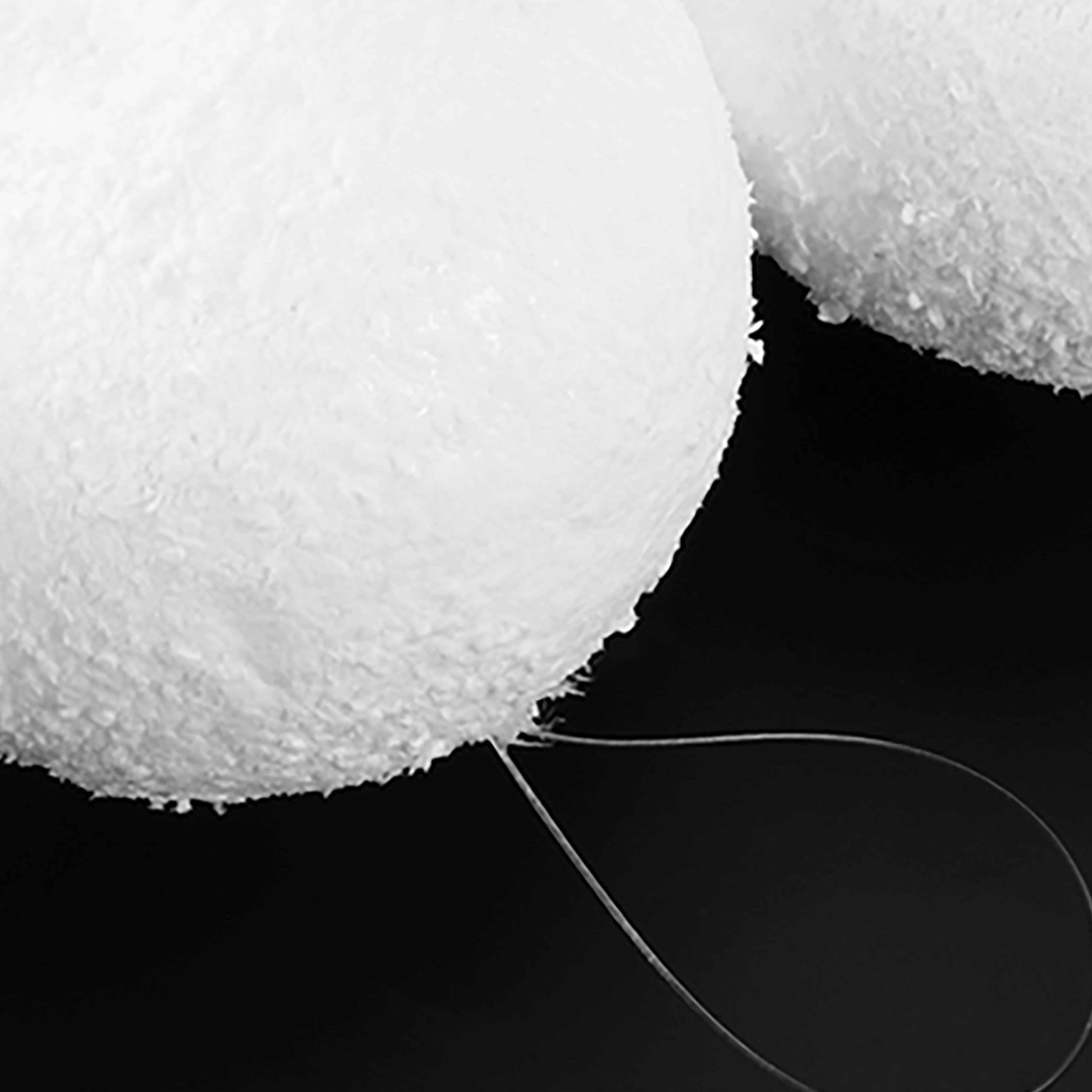 

12Pcs Christmas Ball White Craft Balls for Art Party Decor Tree Xmas Ornament DIY Painting Hanging Accessories