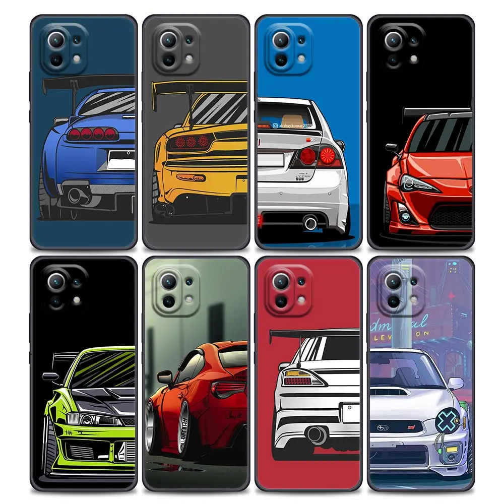 Xiaomi,スポーツ,車,jdm,sports,11 lite,5g,ne,11t,12 lite,13t,12t pro,poco x3,nfc,漫画のバックカバーf3、m3、m4、x4、f5、x5、pro