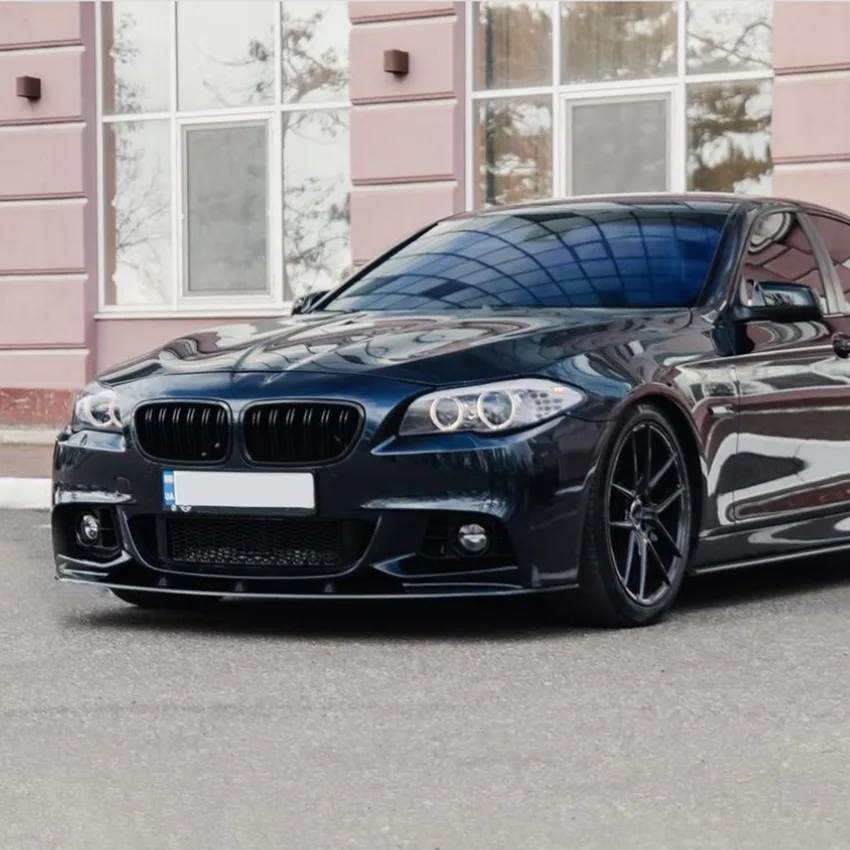 For BMW 5 Series F10 F11 M Sport 2011-2017 Car Front Lip Corner Package Bumper Lip Splitter Diffuser Spoiler Guard Body Kits view 5