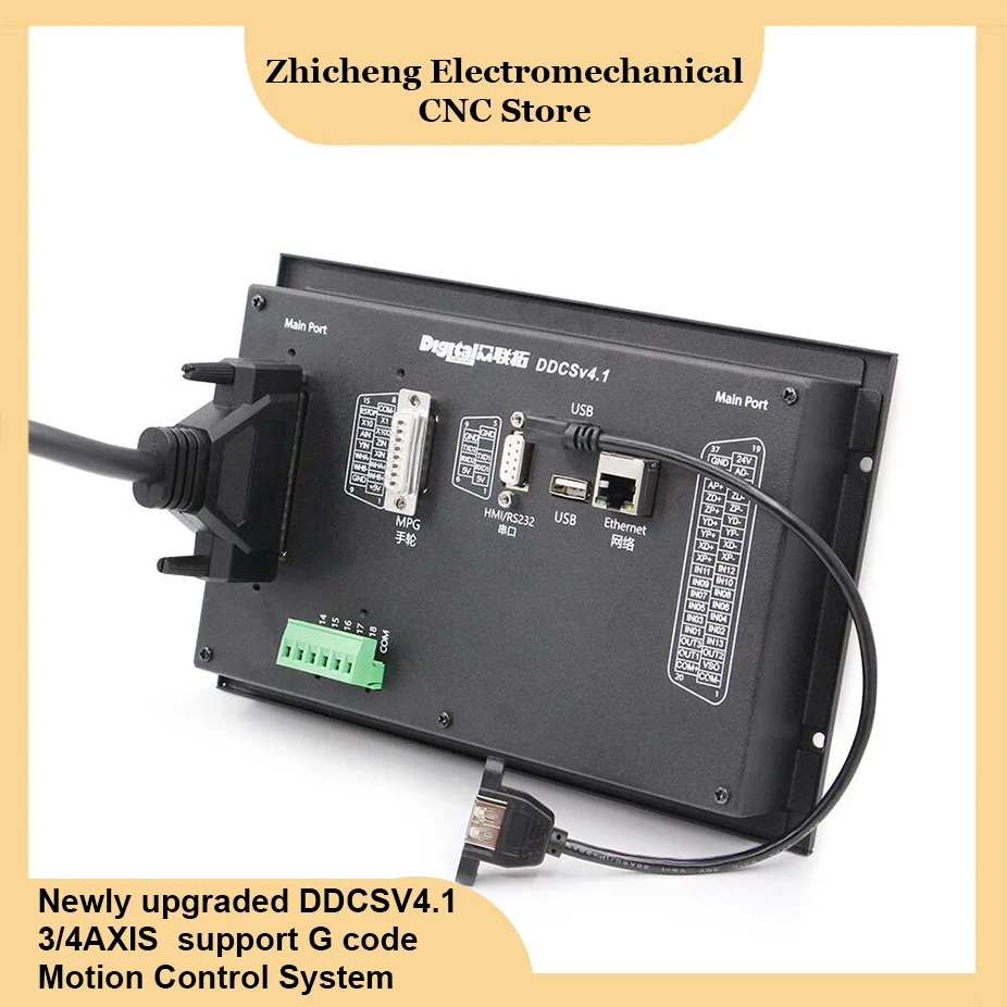 New Arrival! DDCSV4.1 Standalone Motion Controller Offline Controller Support 3 axis/4 axis USB CNC controller interface