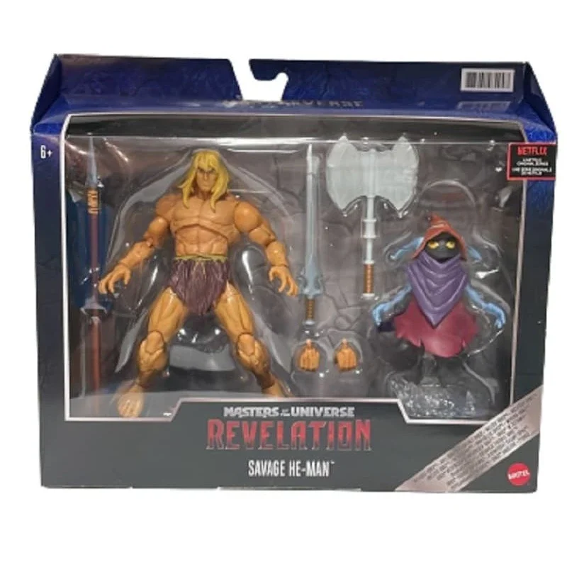 Pack Savage He-Man & Orko 18cm – Mattel Masterverse | MOTU Revelation