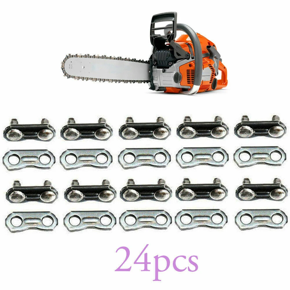 Reliable 3/8 Chainsaw Chain Links Suitable For For For For Oregon Type #72 Repair Preset Straps 050 058 Pack of 24