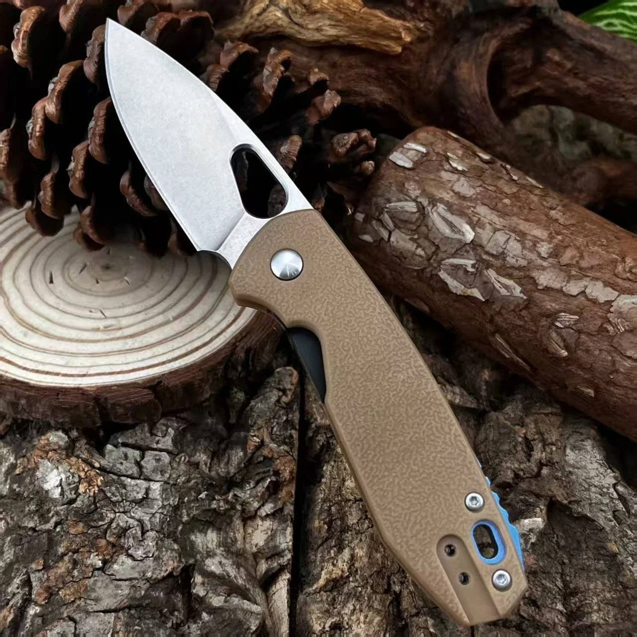 حار جودة عالية 5390 سكين للفرد في الهواء الطلق 8Cr13Mov بليد G10 مقبض EDC أداة متعددة الأغراض المحمولة بقاء سكين تخييم