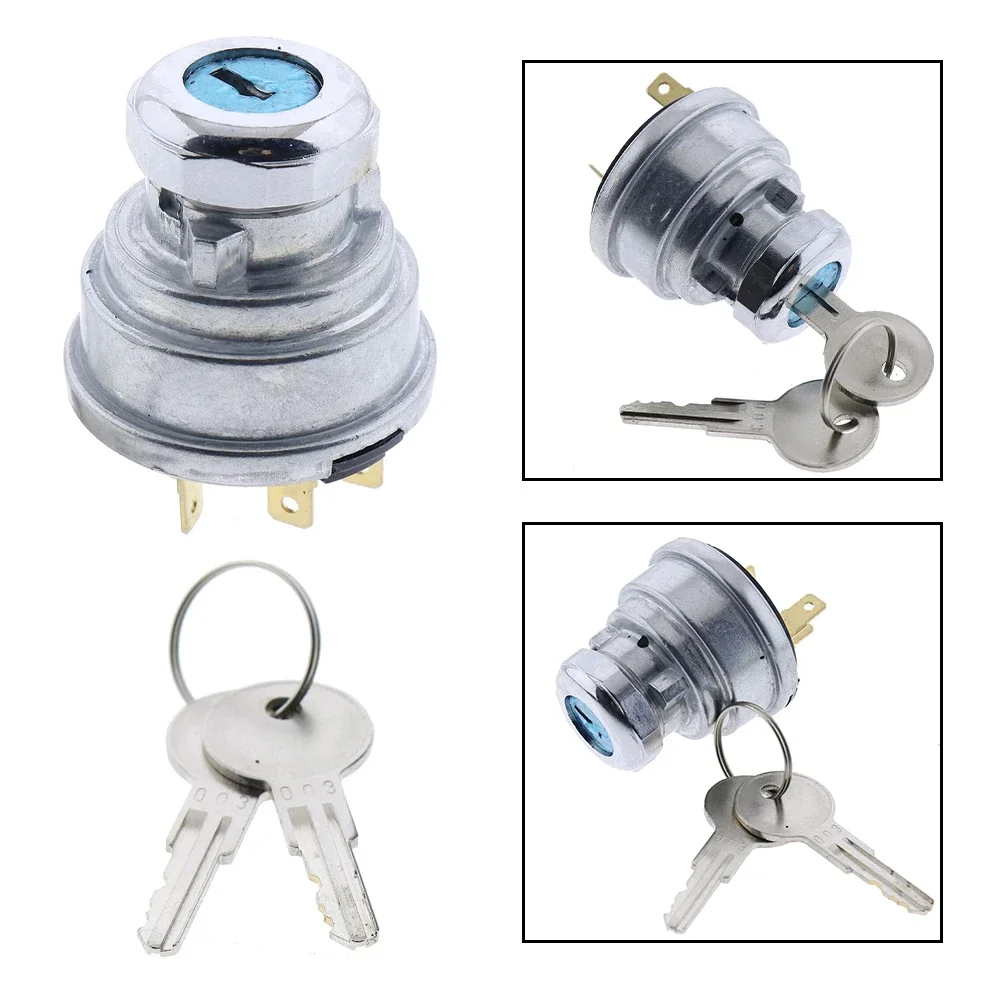 For Tractor Ignition Switch AT21880 Metal Part Compatible with Models 1020 1520 1620 2020 2030 Includes 2 Keys