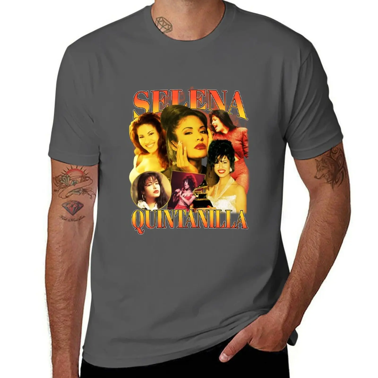 

Vintage Girl And Album Is The Best Song T-Shirt man t shirts for men cotton t shirts high quality t shirt man casual T-Shirt