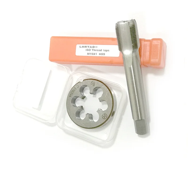Imagem -06 - Rosca Fina Tap Die Grupo Torneiras Metric Plug Redondo Morre Ferramentas Manuais M17 M18 M19 M20 M17 M18 M19 M20