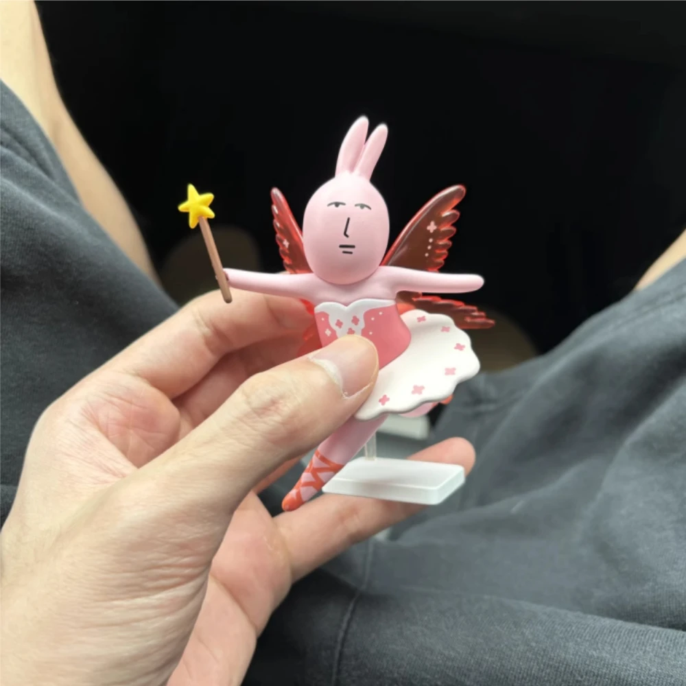 

Pink Rabbit "my Friend" Series Blind Box Doll Emoticon Rabbit Blind Box Desktop Ornaments Trendy Dolls