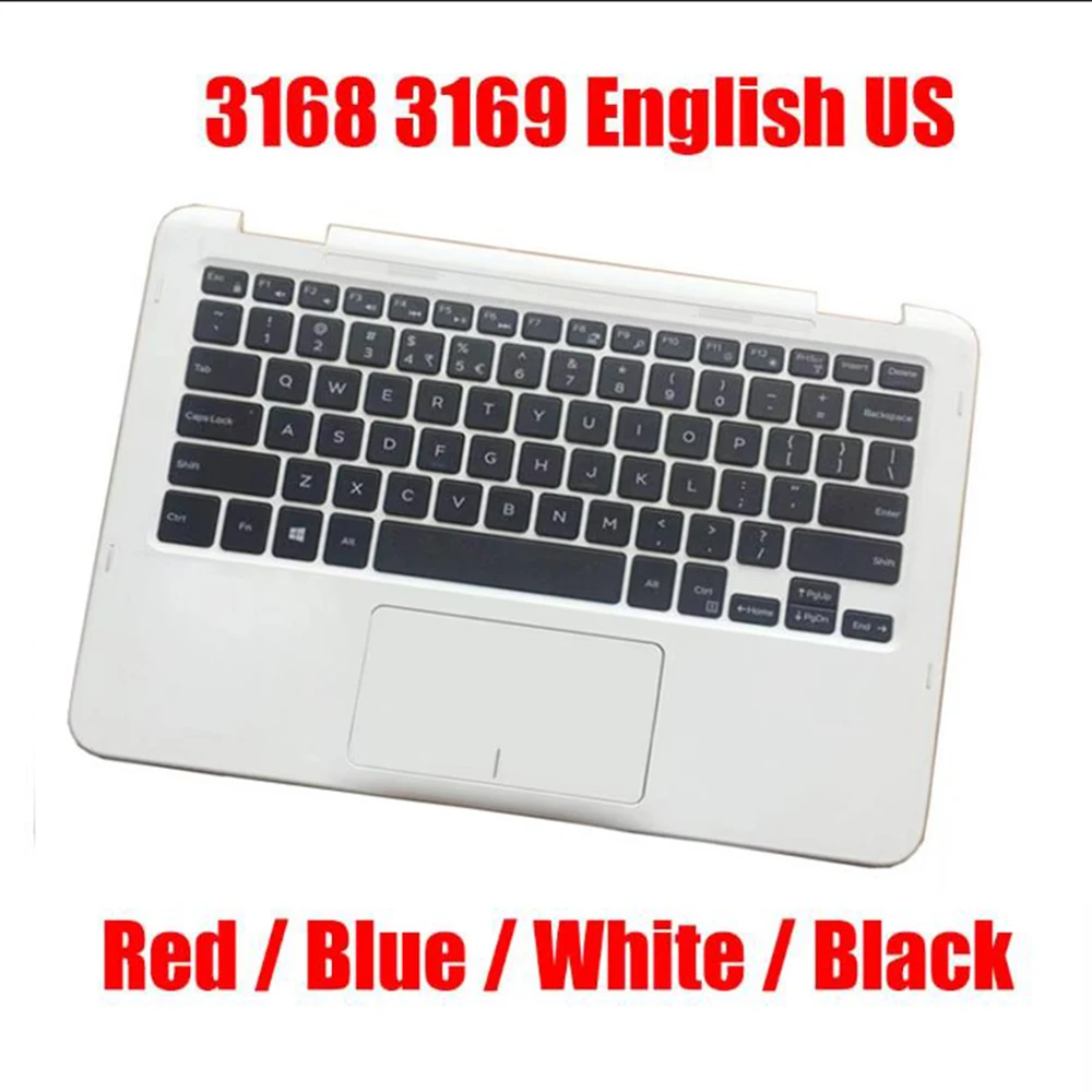 

US English Laptop Palmrest For DELL For Inspiron 11 3168 3169 0DKMK4 0XXT0V 0GX0J9 046MKG 00H19K 0NGRGR 0RKGGH 0C7C8P 0VNKR5