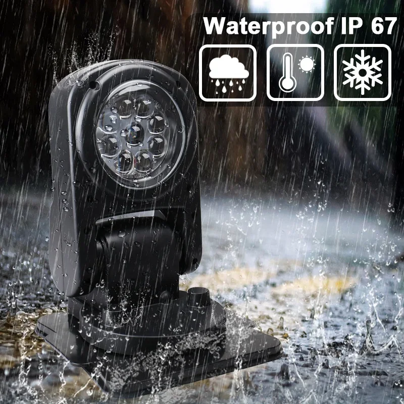 OVOVS LED Marine Remote Control Searchlight Spotlight 45w 360 Degree Boats Cars Auto Led Search Light