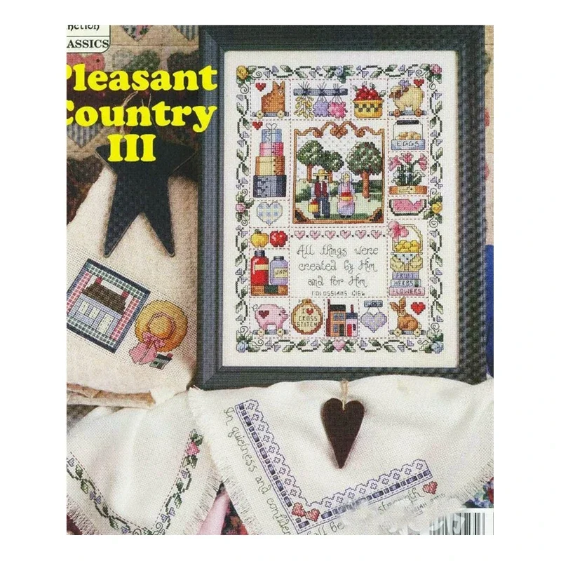 Cross Stitch Cotton Kit Magazine Style All Things 18CT 14CT 11CT Precision Print Handmade Embroidery Material Bag