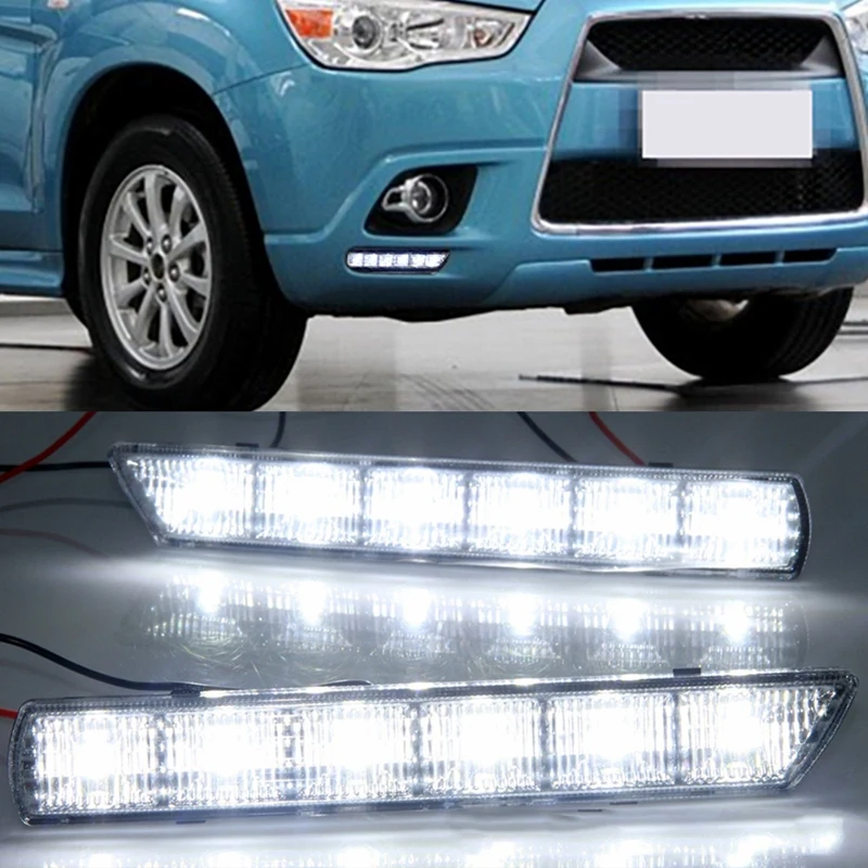 

Автомобильные дневные ходовые огни, светодиодная лампа DRL для Mitsubishi Outlander Sport RVR ASX 2010 2011