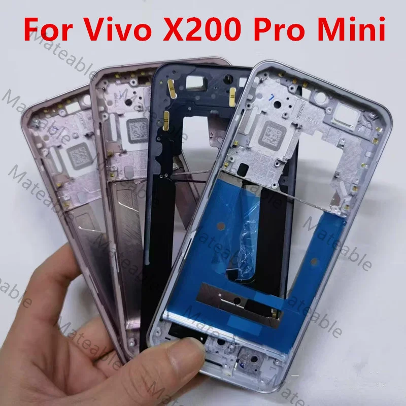 X200Pro Mini Middle Frame For Vivo X200 Pro Mini Housing Board LCD Faceplate Bezel Replace Repair Phone Spare Parts