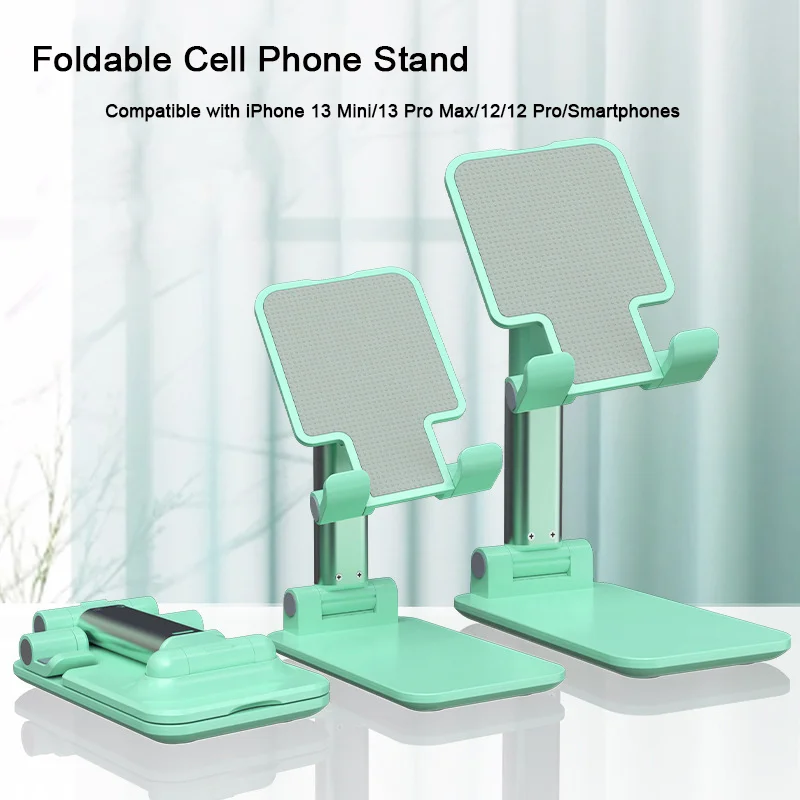 Foldable Metal Desktop Tablet Holder Table Cell Foldable Extend Support Desk Mobile Phone Holder Stand For iPhone Adjustable