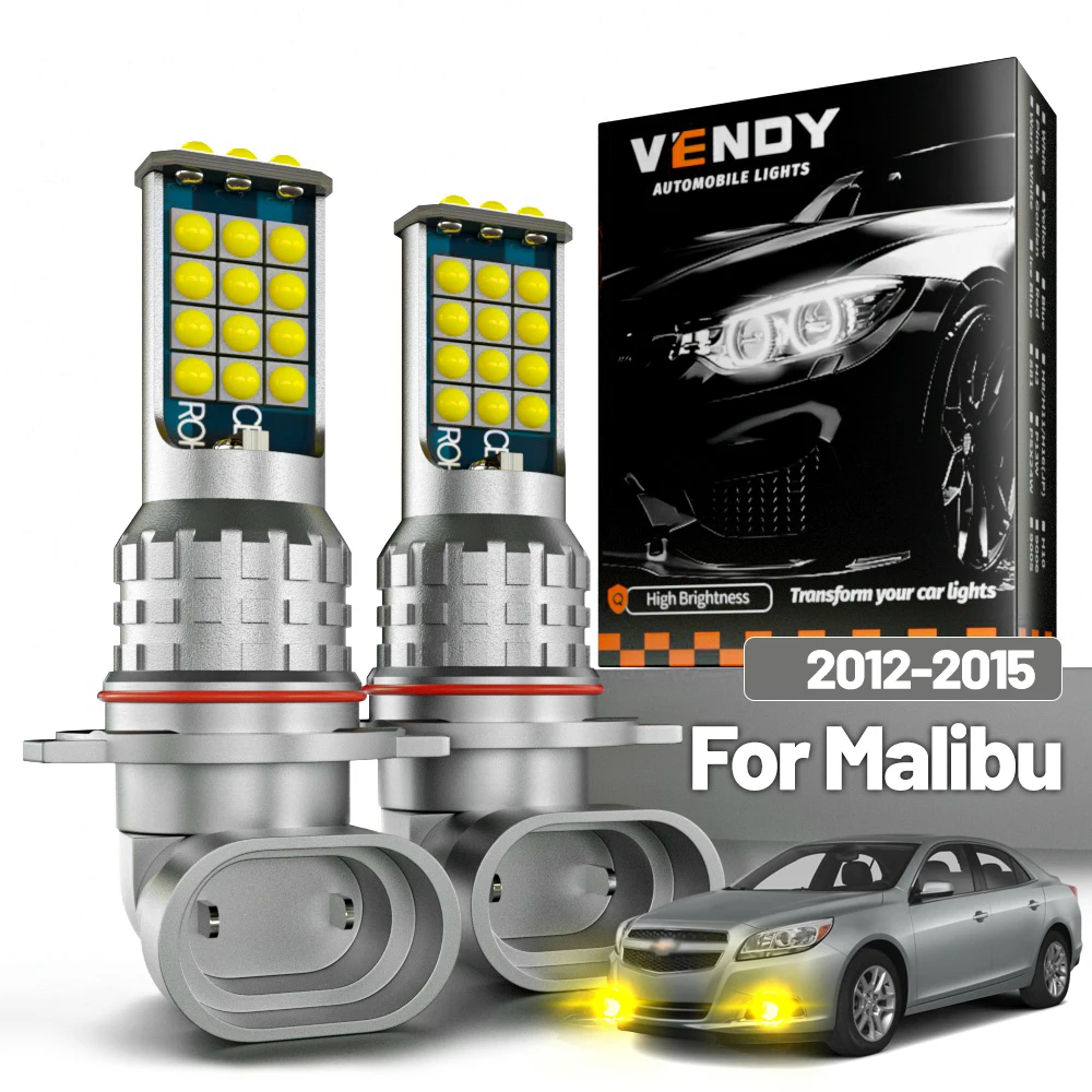 

2 шт. светодиодные противотуманные фары для Chevrolet Malibu 2012-2015 2013 2014, аксессуары Canbus