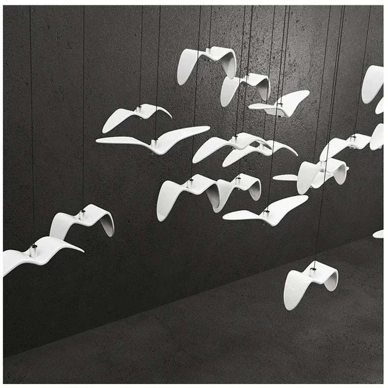 

Bar/Kitchen Birds Modern pendant lamp Seagull Design Led Chandeliers creative For Chandelier Ceiling Luminaire Light Fixture