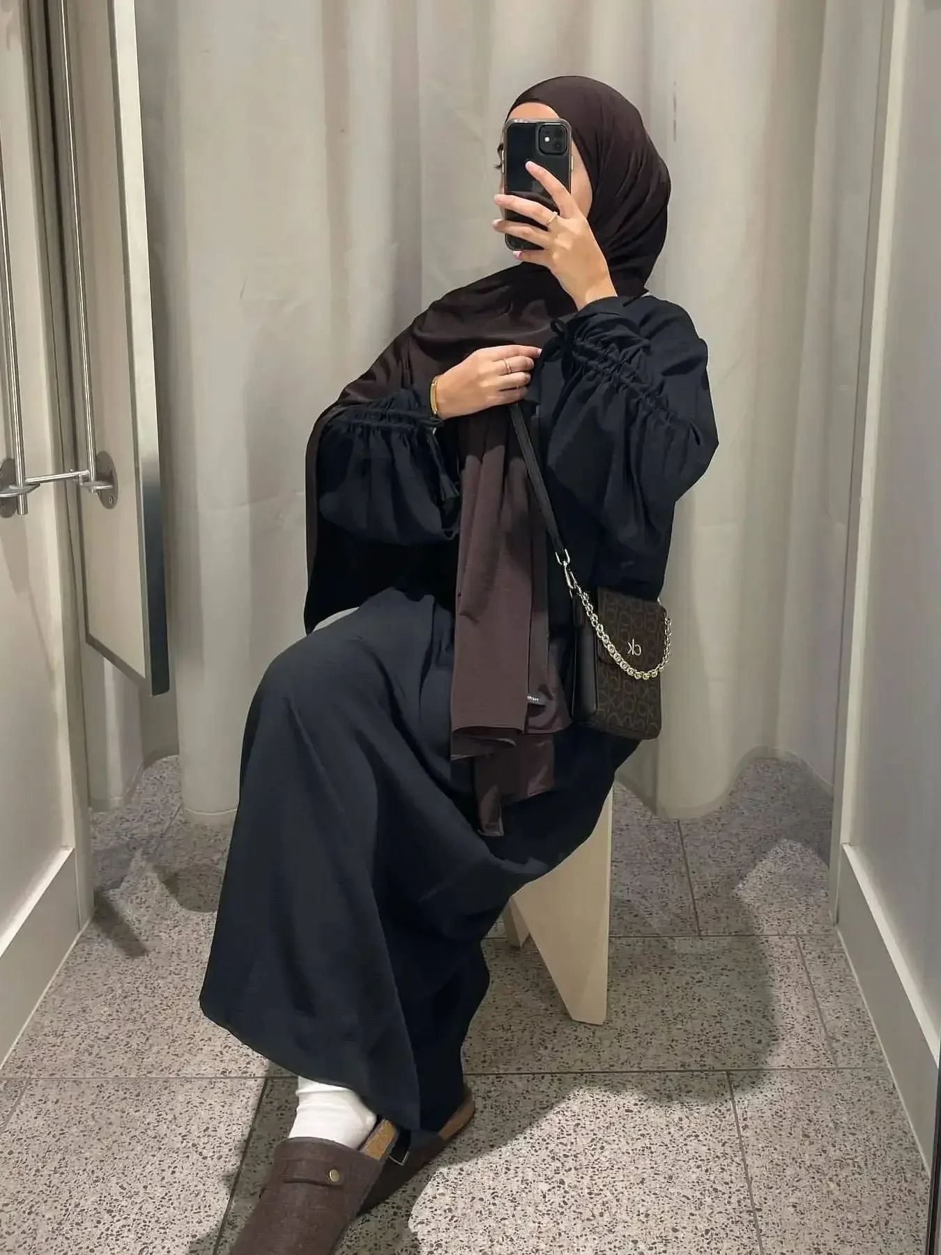 2025 ล่าสุดแฟชั่นCuff TieมุสลิมRobe Abaya SyariหญิงมุสลิมAbayaบริการAbaya
