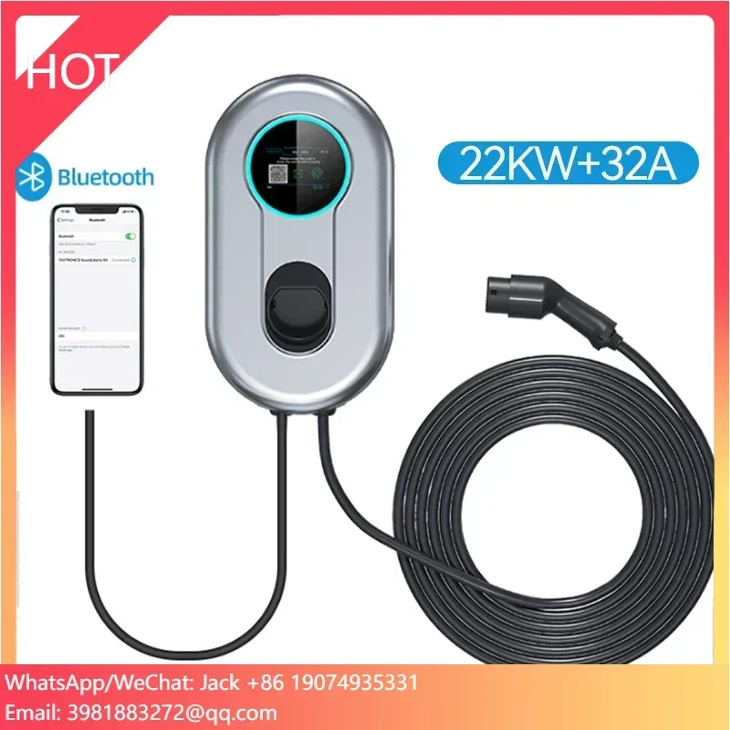 EU Fast AC EV Charging Pile EV Charger Station 22kw For Household Home Family Car Electric Vehicle Charger