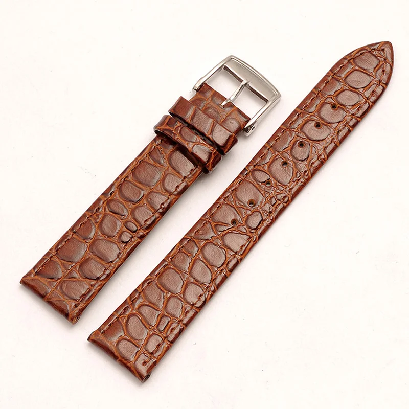 For Longines Elegant Jialan Thin Bracelet Leather Watch Strap Men and Women  L4 L2 La Grande Series 13mm 18mm 20mm Watchband