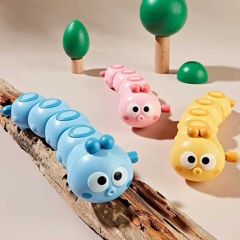 Creative Swing Caterpillar Baby Wind Up Toys Cartoon Cute Security Parent Children Interactive Puzzle Toys Kindergarten Gifts