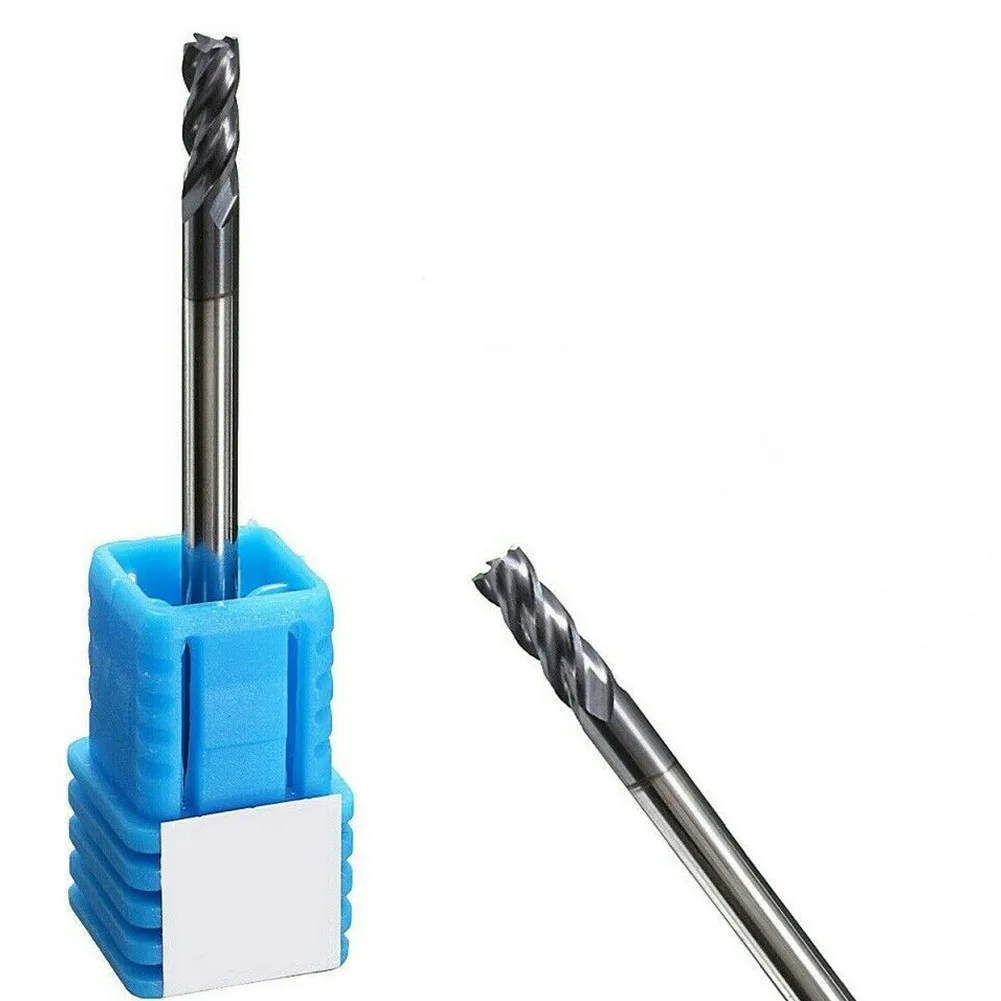 CNC Drill Bit Tool End Mill 1 Pcs 4 Flutes Cemented Carbide High Quality Replacement Straight Shank Accessories