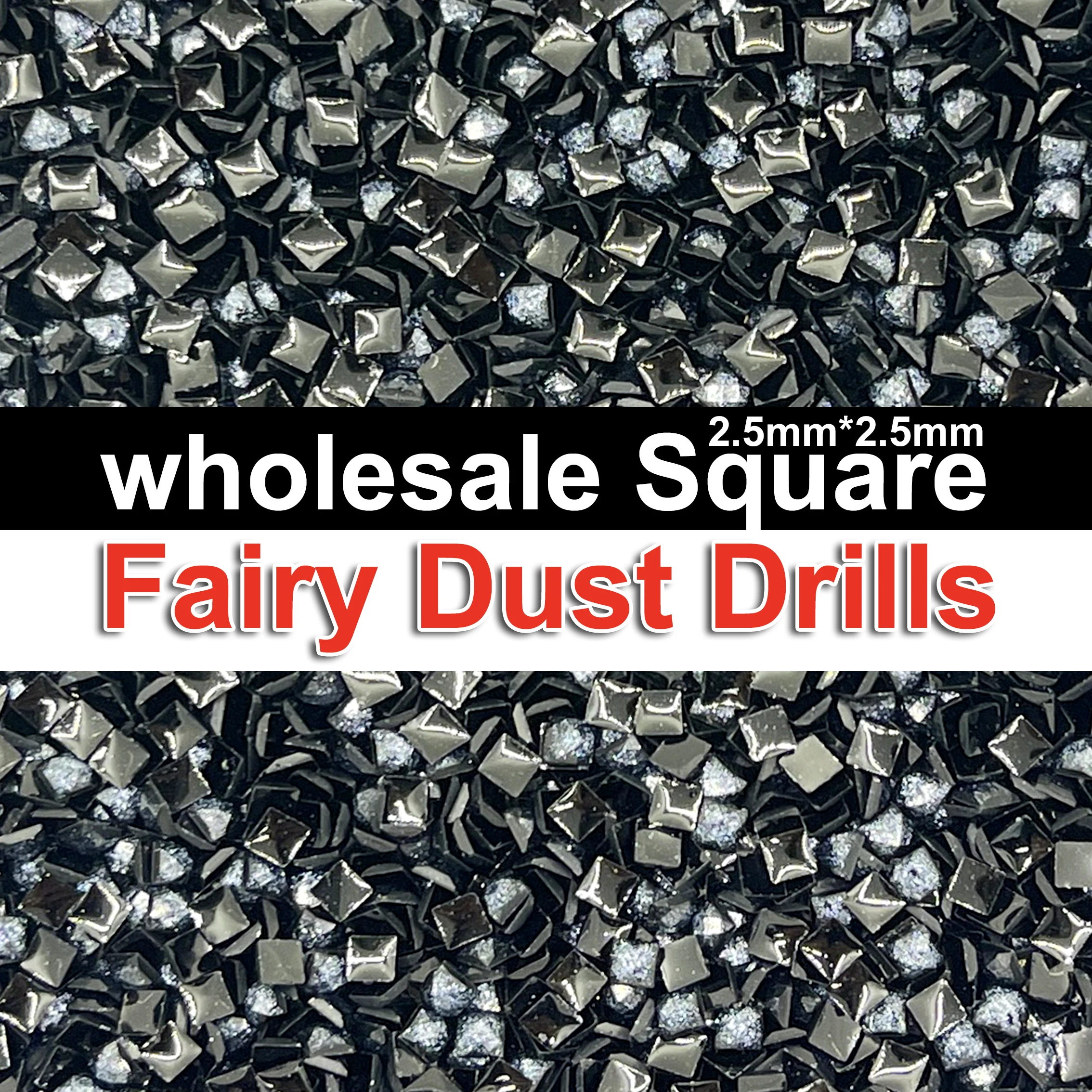 

Wholesale DMC 53 Colors Full Square Fairy Dust Drills Sale Rhinestone Diy Diamond Painting Crystal Beads Accessory Arts mosaic