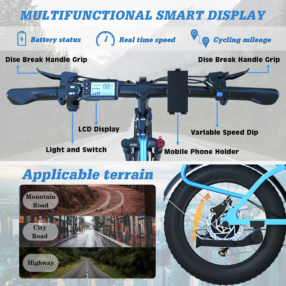 Foldable Electric Bike 20 Inch - Commuter Biking 评论和价格