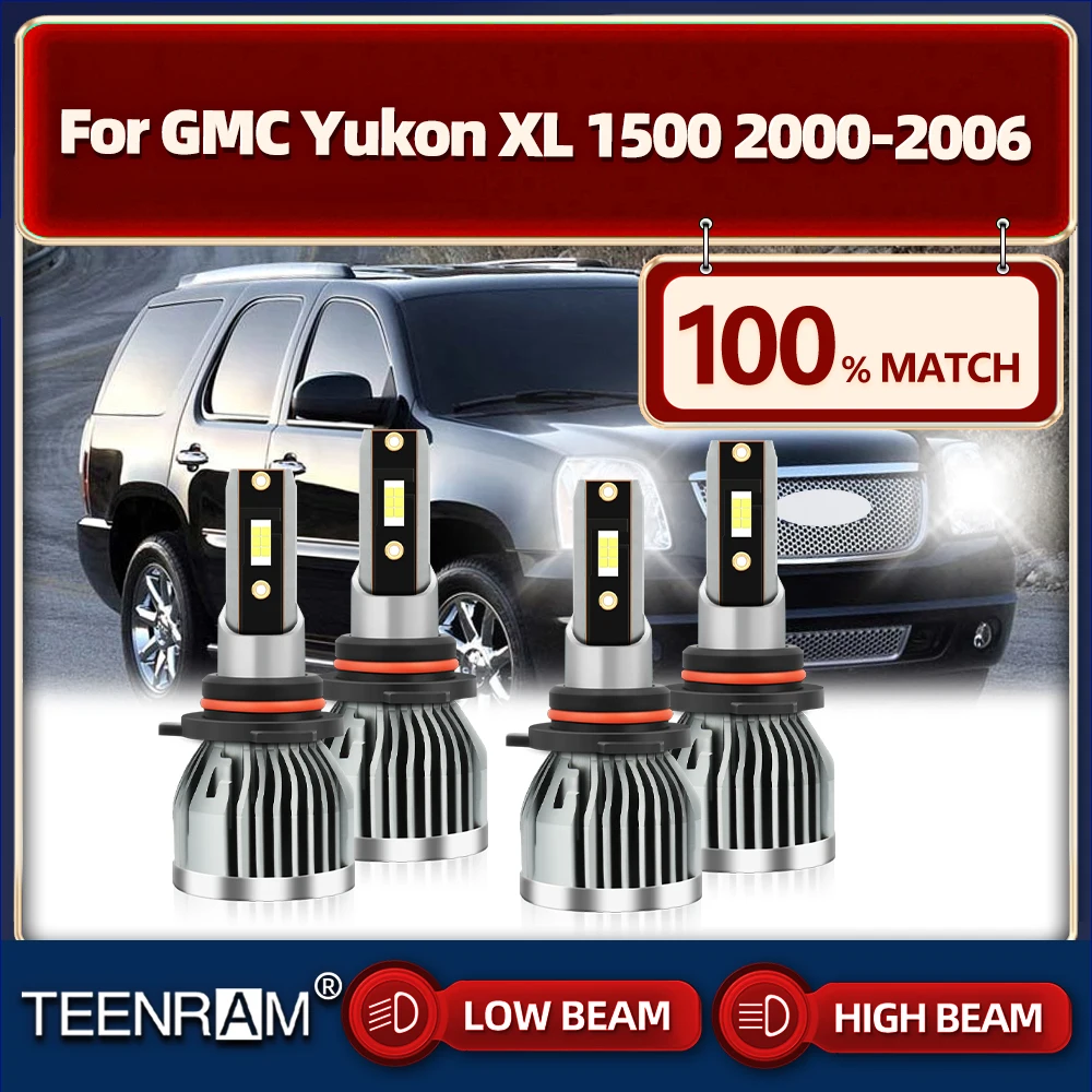 

240W Canbus Car Lights 40000LM LED Headlight Bulbs 6000K White 12V For GMC Yukon XL 1500 2000 2001 2002 2003 2004 2005 2006