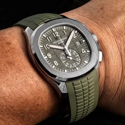 New Arrivals Specht&Sohne 5167 Mens Watches Fashion Rubber Strap Japan Multi-function Chronograph Wristwatch 50M Waterproof