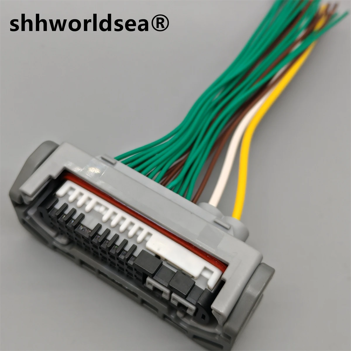 shhworldsea 24 Pin/Way Headlight Module Harness Plug Connector for 90980-12A92 Toyota Lexus