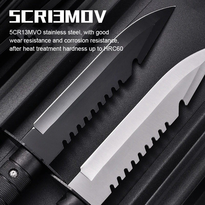 Stainless Steel Outdoor Knife, Outdoor Camping Small Straight Knife, Portable Knife, Multifunctional Knife, Survival Knife