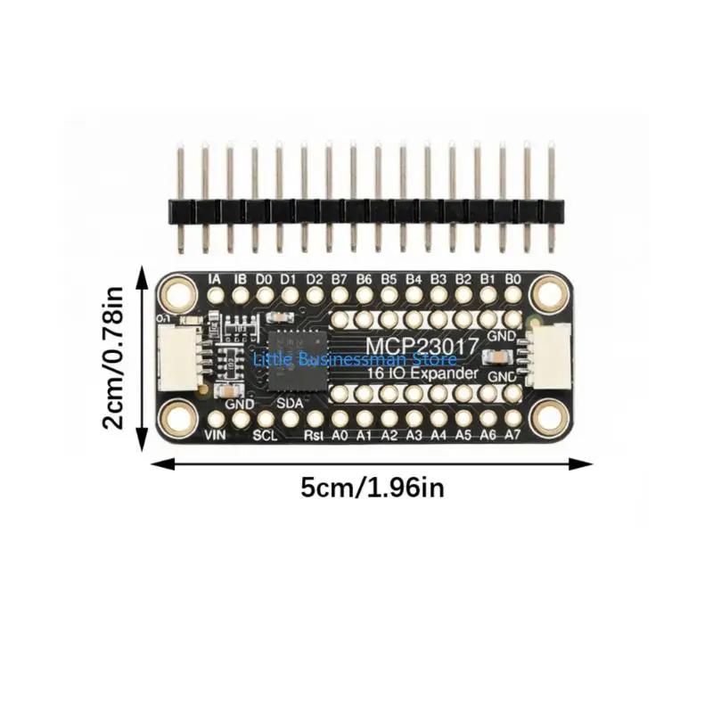 MCP23017 I2C-Erweiterungskarte mit Kontakttext für Verkabelungsarbeiten M76A – Detail 6