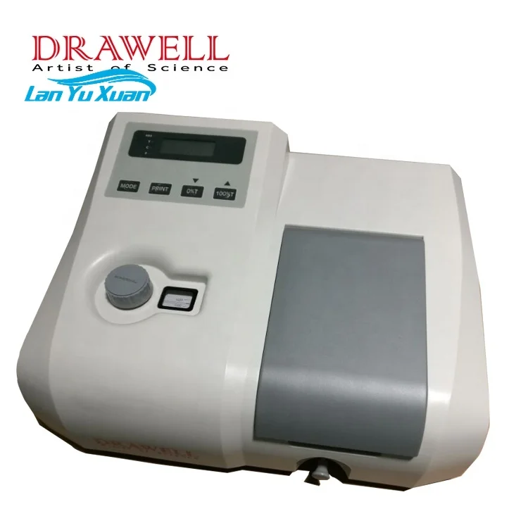 Cheap Price Laboratory Portable 350-1020nm  VIS Spectrophotometer