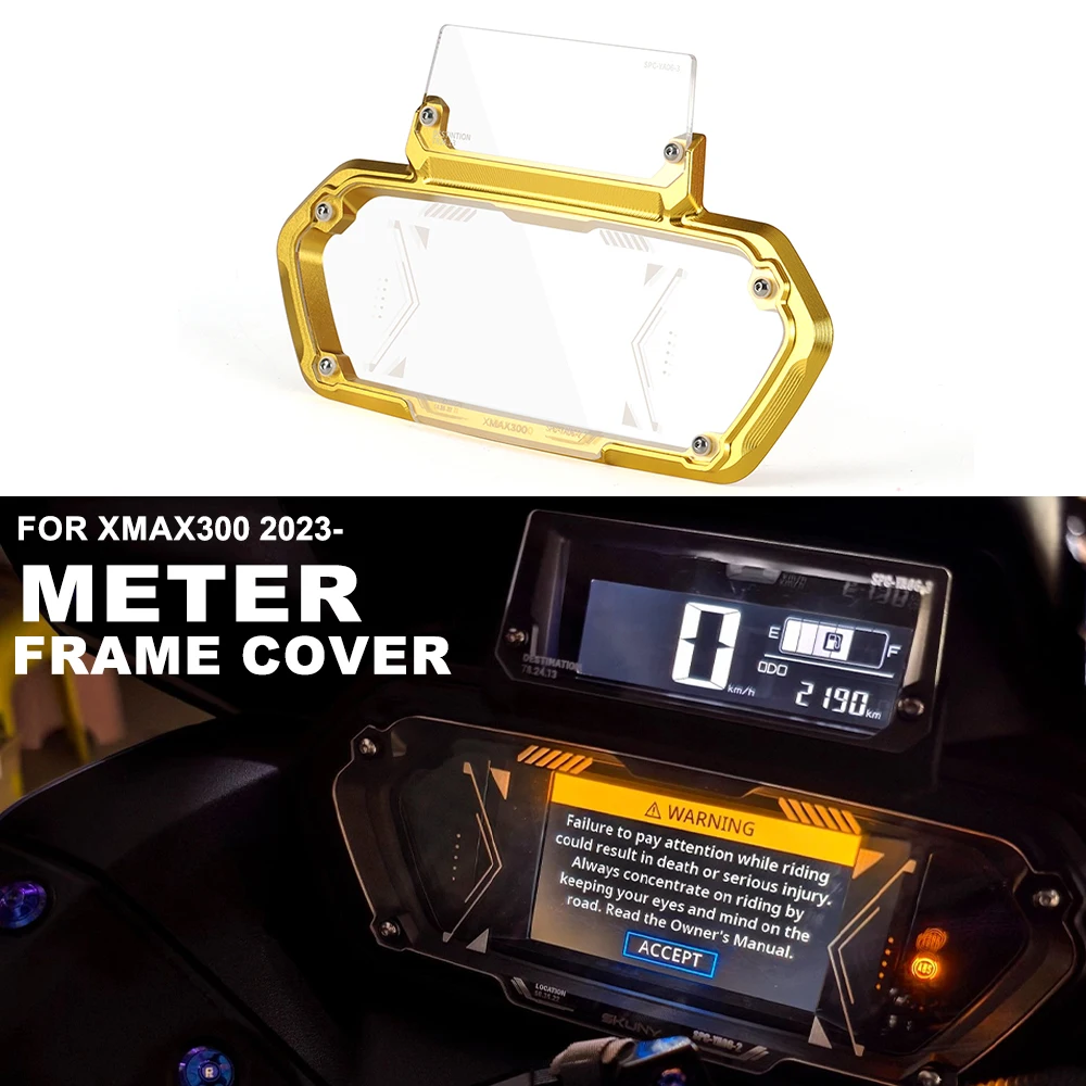 

2023 - 2025 High - Quality Protective Set For YAMAHA XMAX 300 Motorcycle - Instrument Meter Frame Cover & Screen Protector