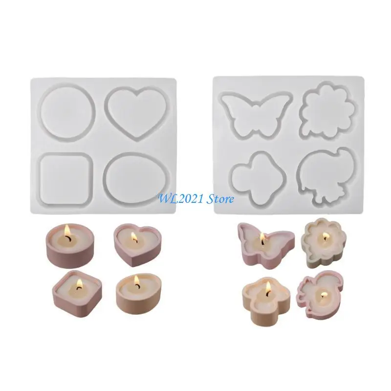 

G5GC Flexible Silicone Mould in Christmas Cup Designs Portable Accessory for Crafting and Decoration Daily Use